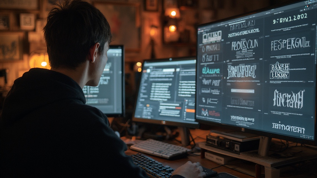 웹디자인 타이포그래피 구현을 위한 기술적 단계